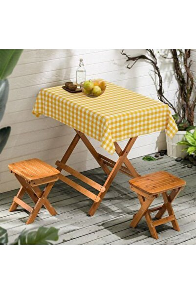 AKGÜN EV TEKSTİLİ Büyük Kare Desen Pötikareli Okul Masa Piknik Örtüsü Duck Kumaş