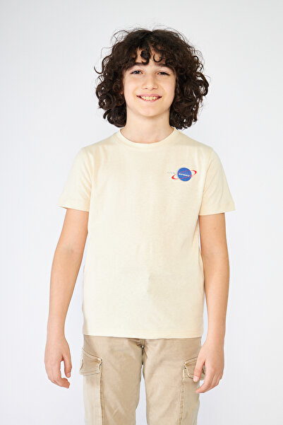 ESPİNA Kids Logo Printed Short Sleeve T-Shirt