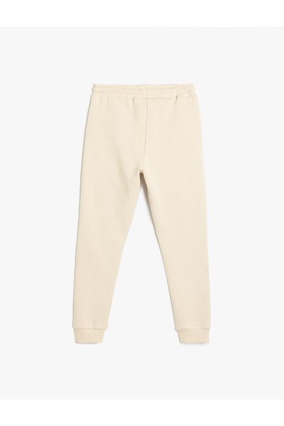 Koton Jogger-Jogginghose mit Slogan-Aufdruck, Tasche und Taille