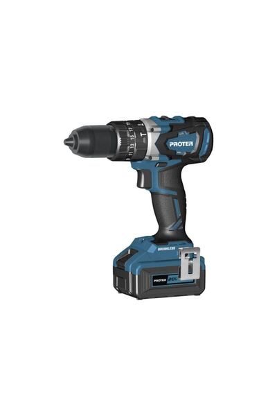 Proter 2.0 - 2.4 Ah Pst 720 Bl Darbeli Kömürsüz Şarzlı 20 V.2 Ah/li Solo Makine Darbeli 2 Yıl 20 Volt 2
