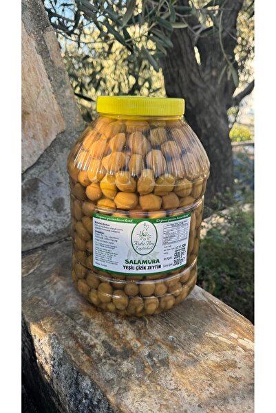 RUHİ BEY ZEYTİNLERİ YEŞİL ÇİZİK ZEYTİN 3,5 KG (AYDIN BÖLGESİ)