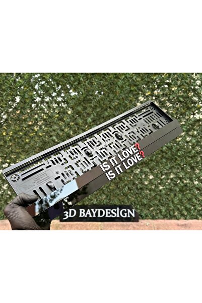 3dbaydesign IS IT LOVE ? Pleksi Plakalık (2 Adet Büyük)