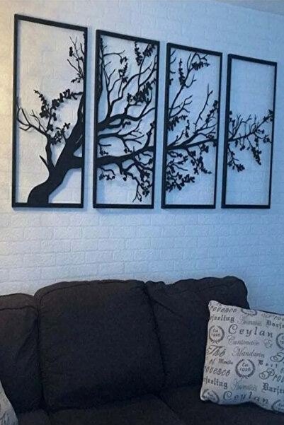 (4-piece) Autumn Tree of Life Laser Cut Decorative Table