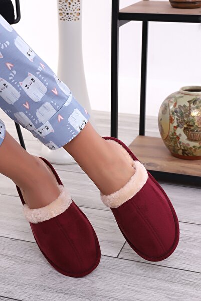 Wordex U050 Unisex Χειμερινές Παντόφλες Εσωτερικού Χώρου Γούνινες Μάλλινες Χειμερινές Παντόφλες