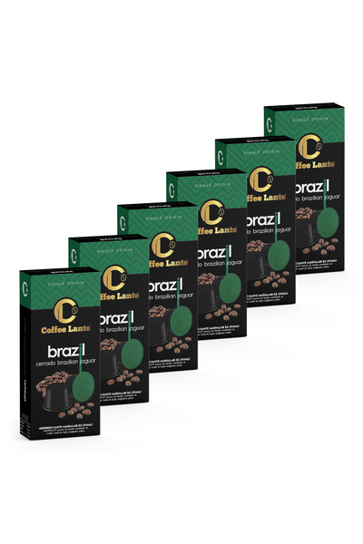 Coffee Lante Aluminum Nespresso ®   Compatible Capsule Coffee Brazil 60 Capsules