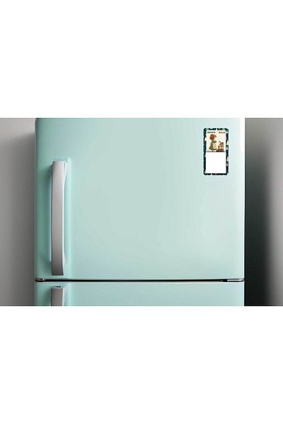 HRS Magnet - Notepad Refrigerator Magnet Note Holder Magnet