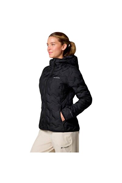 Columbia Delta Ridge Ii down Hooded Jacket Women's Black Goose down Coat