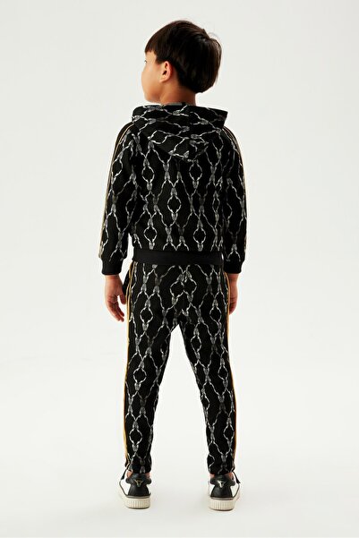 Nebbati Bg Store Erkek Çocuk Desenli Eşofman Üstü 23fw1nb3438