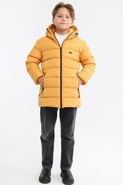 QAWWA Boy's Windproof Thick Fiber Filled Winter Hooded Coat