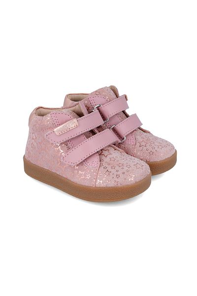 Garvalin Children's boots, natural leather, pink, Garvalin