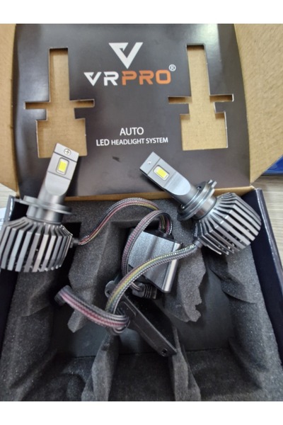 shop VRPRO SILVER H7 LED XENON AMPUL 22000 lümen 65wat şimşek etkili