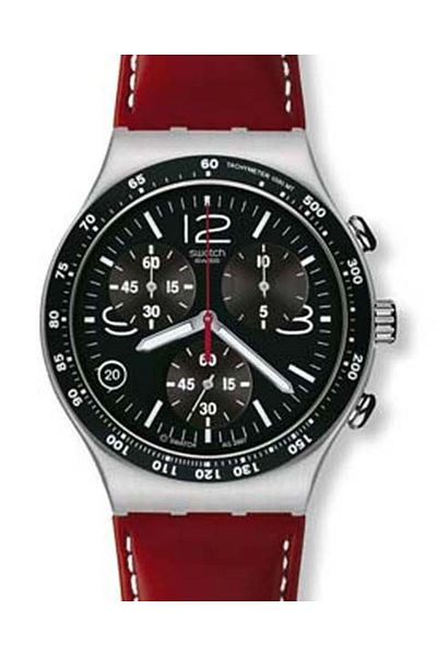 Swatch عنبي احمر