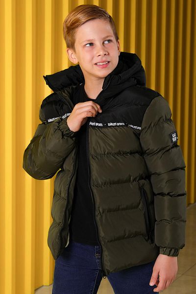 Zaziko Kids Boy's Hooded Double Color Puffer Coat Km.0027-Z