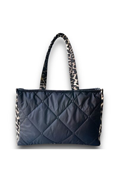 DDZ Kapitone, Leopar Detaylı Rahat Çanta