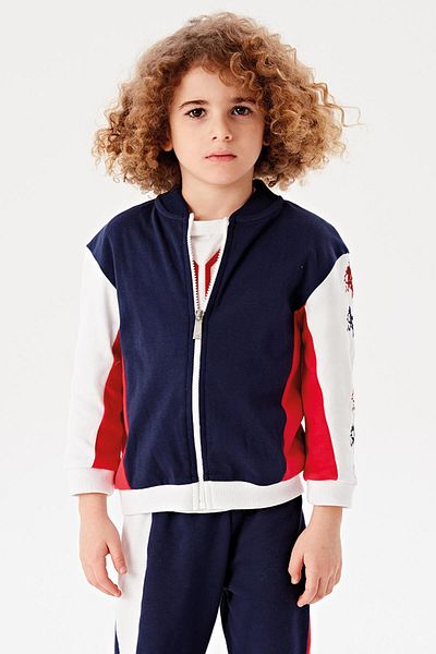 Beverly Hills Polo Club Chlapčenský farebný teplákový top BG Store
