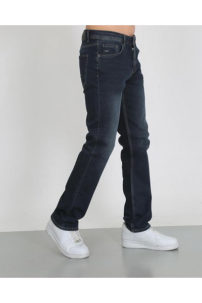 Twister Jeans Мъжки дънки Martin 735 Lycra с прави крачоли, свободна кройка, сини, Zift