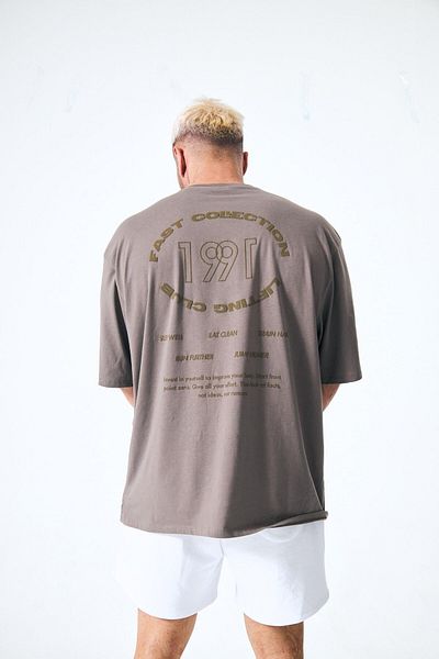 QUİCKPREP Μοντέλο 1991 Oversize Embossed Printed