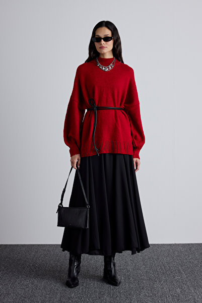 Manuka Fekete széles szoknya - Flounces