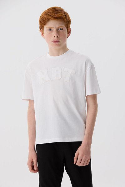 Nebbati Bg Store Boy White T-shirt