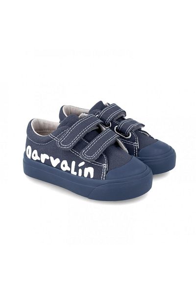 Garvalin Tenisi canvas pentru copii Garvalin, azul marino