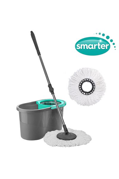 SMARTER Automatic Cleaning Kit with Microfiber Refills - Mop Mop