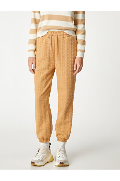 Koton Jogger Sweatpants με μοτίβο γραβάτας στη μέση