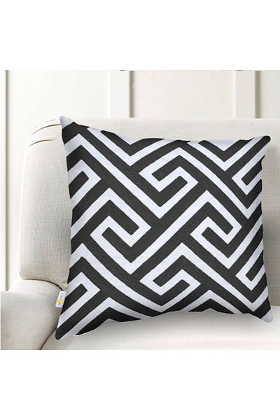 Donetella 1- Piece Modern 45x45 Throw Pillow Cover - Decorative Covers for Cushions, Filling Not Included