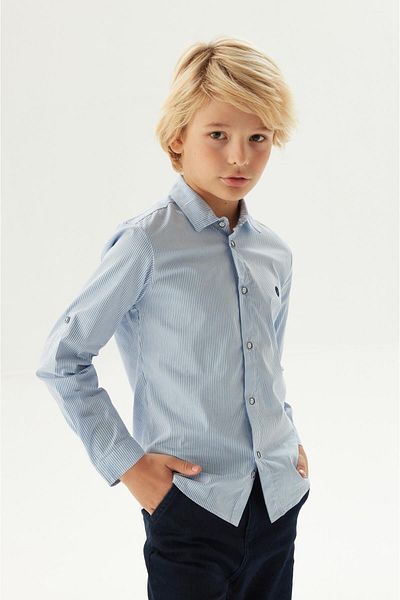 Nebbati Bg Store Boy Striped Shirt 23Fw1Nb3607