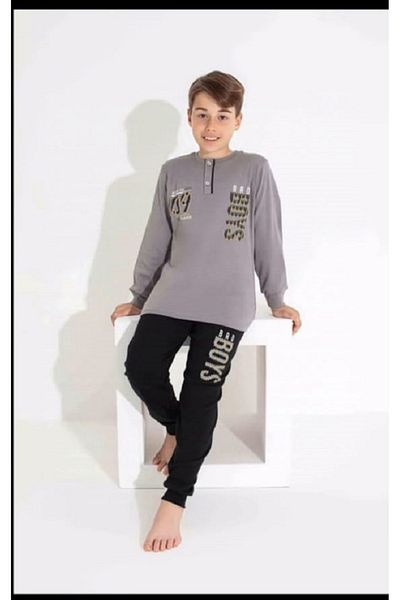 birsen içgiyim Men's Garson Size 11-15 Years Old Pyjama Suit