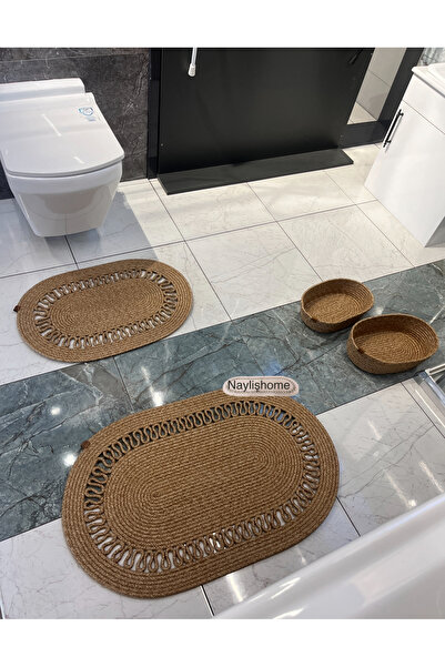 naylişhome Σετ μπάνιου 50x80 εκ. και 40x60 εκ. με 2 οβάλ καλάθια - Δώρο, προμήθεια και οργάνωση
