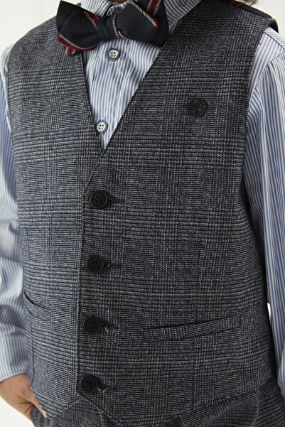 Nebbati Bg Store Boys' Patterned Vest 23Fw1Nb3719