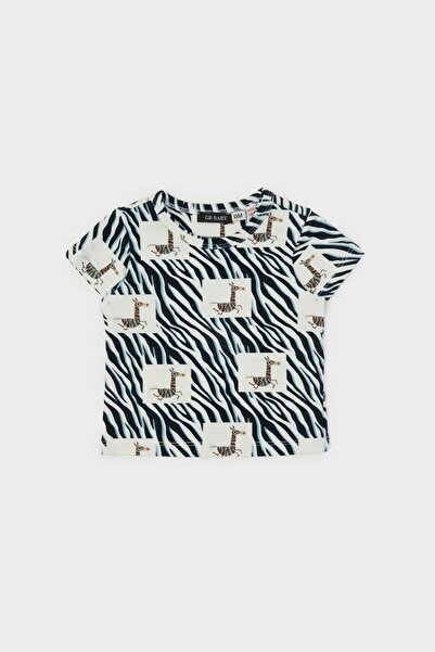 GB Baby Bg Store Erkek Bebek Desenli T-shirt 23pfwbg1519