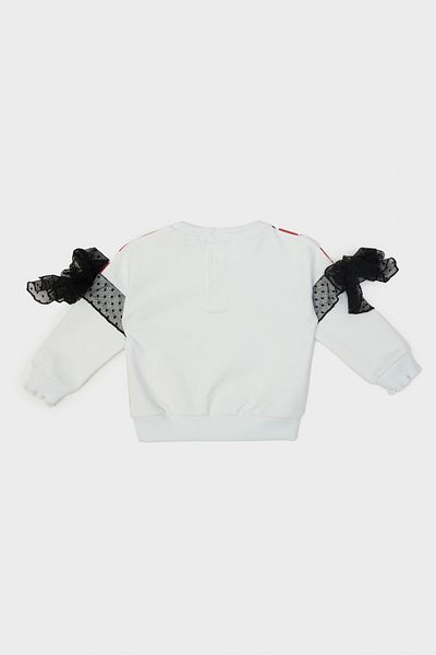 GB Baby Bg Store Baby Girl White Sweatshirt 23Pfwbg2401
