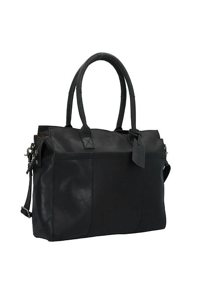 Burkely Vintage Doris Schultertasche Leder 39 cm Laptopfach