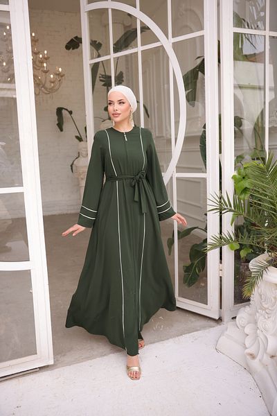 Nissra Ankanoor Khaki Μανίκι Στόμα και Μπροστινό Διπλό Σωληνάριο Ferace Anka 255045