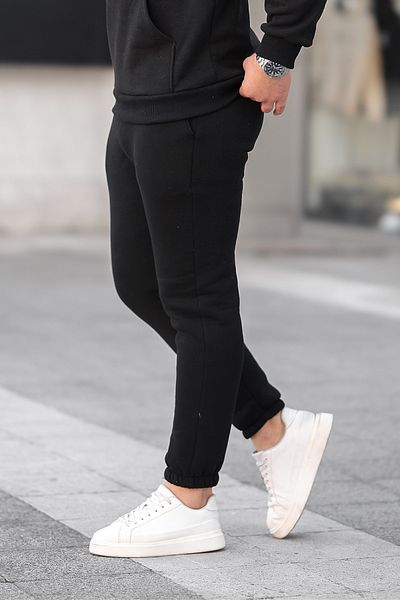 BayBayan Ανδρικό Jogger Φούτερ με ελαστικό πόδι και χοντρό βαμβακερό εσωτερικό