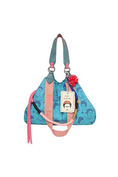 Fritzi aus Preußen Geanta Shopper Fritzi x Frida Kahlo Izzy Mediu Limitata 42 cm
