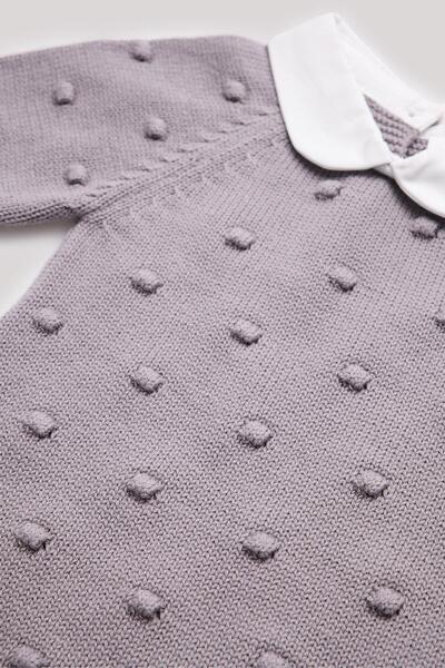 Layette Bg Store Baby Boy Gray Jumpsuit