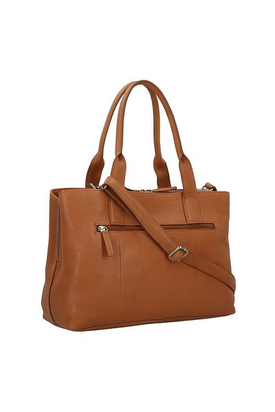 Burkely Soft Skylar Schultertasche Leder 36 cm Laptopfach