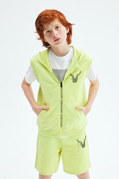 Nebbati Bg Store Boy's Green Tracksuit Top 23Pssnb3403