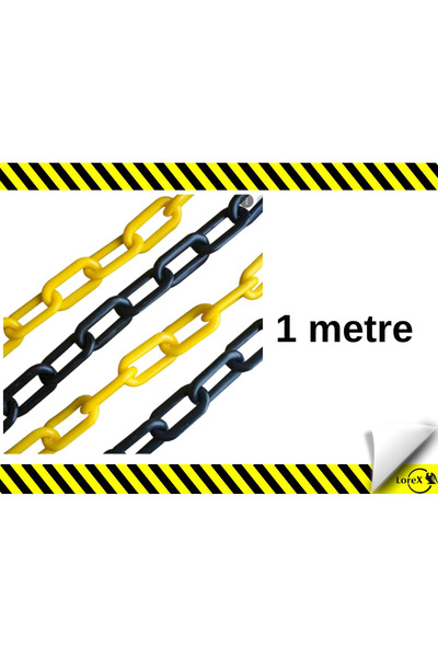 Plastik Trafik Zinciri  1 metre