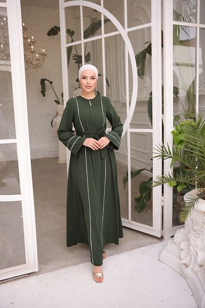 Nissra Ankanoor Khaki Μανίκι Στόμα και Μπροστινό Διπλό Σωληνάριο Ferace Anka 255045