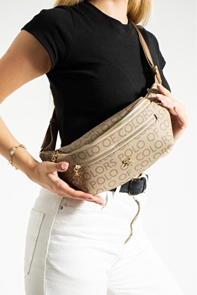 ImPolo حقيبة خصر نسائية رياضية مطبوعة من إمبولو ميا مينك مقاس 17x40