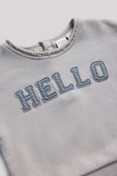 Layette Bg Store Baby Boy Gray Sweatshirt