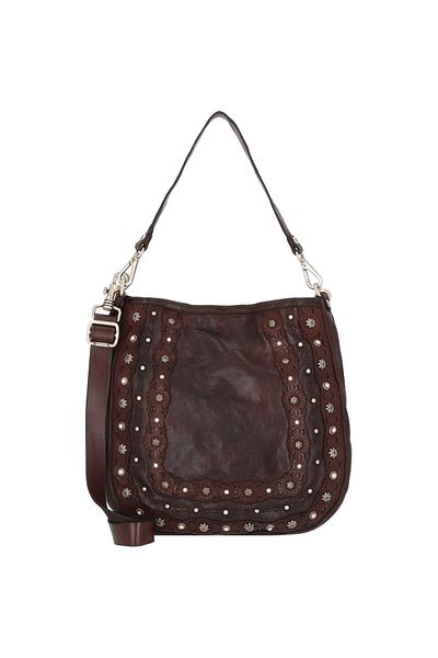 Campomaggi Schultertasche Leder 33 cm