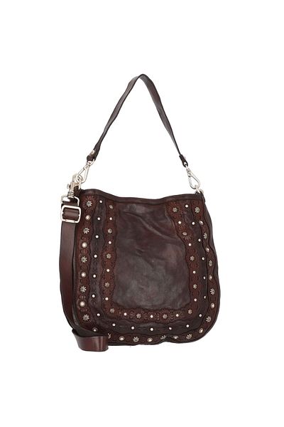 Campomaggi Schultertasche Leder 33 cm