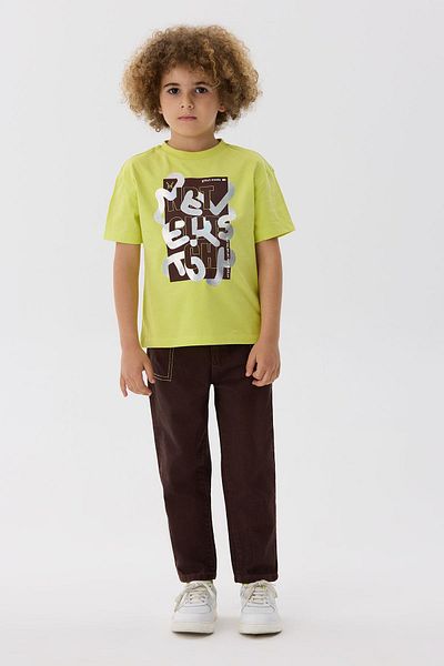 Nebbati BG Store Boy's Green T-Shirt