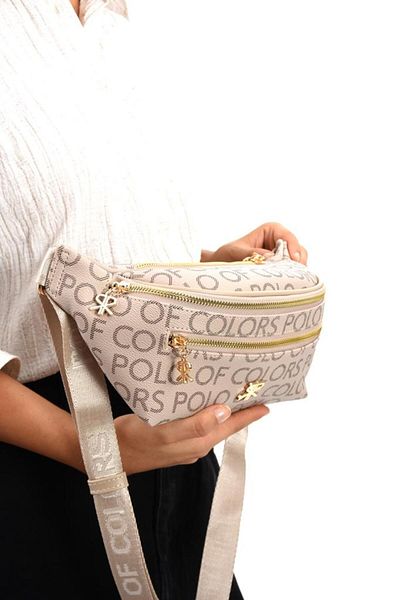 ImPolo Miya Stonewash Print Sports Women's Waist Bag 17X40 Size