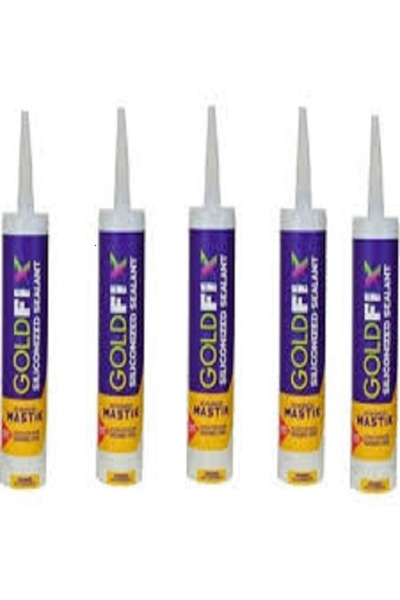 Genel Markalar GOLDFİX Silikonize Mastik ( 5 Beyaz )