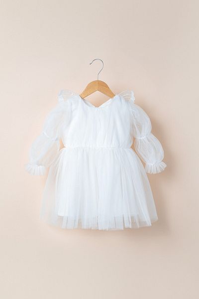 Banamio Φόρεμα από τούλι Freya Butterfly Wing Balloon Sleeves